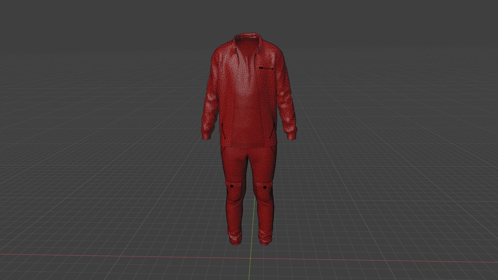 Children Clothing  Low-poly 3D model_8