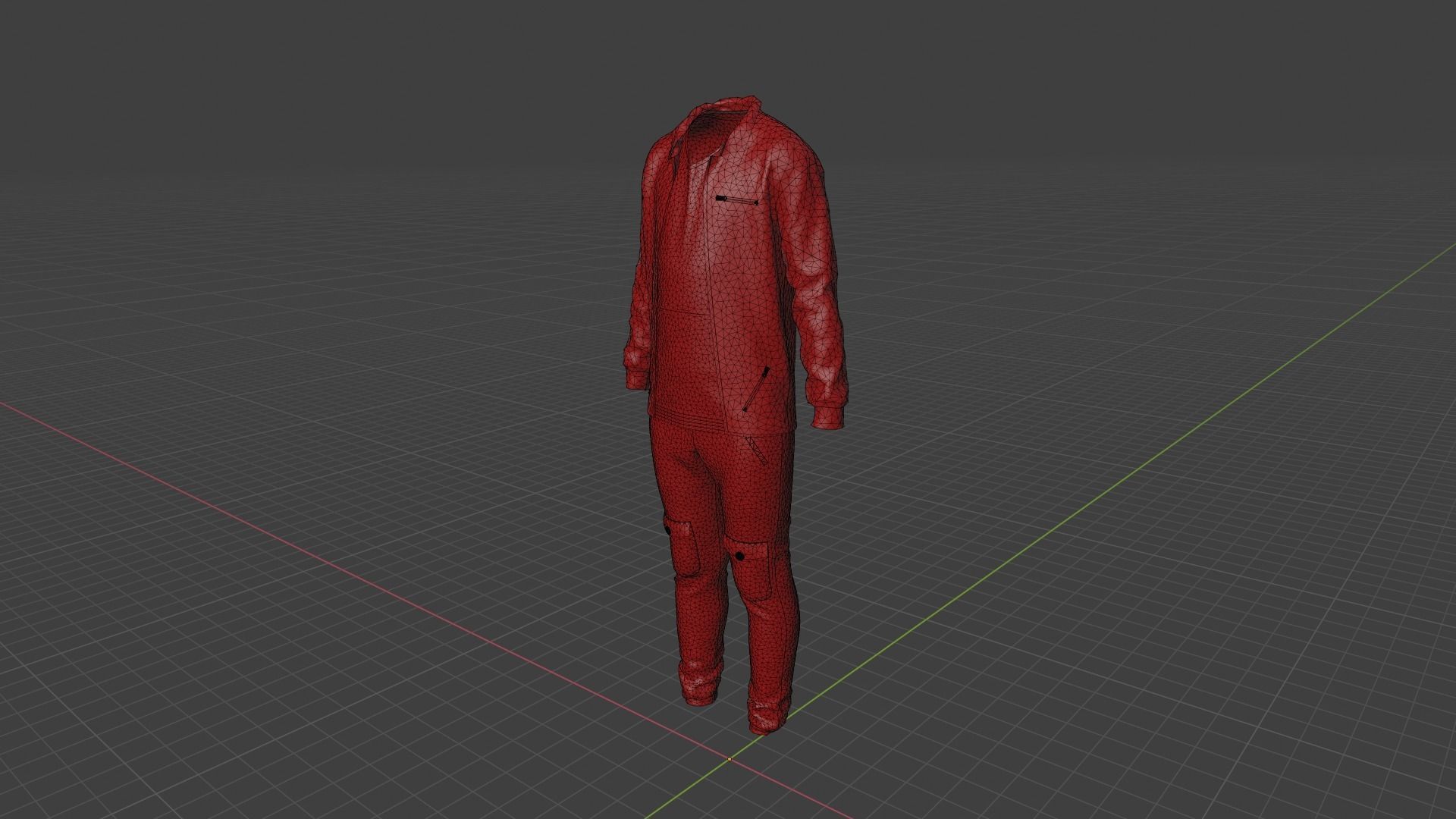 Children Clothing  Low-poly 3D model_9