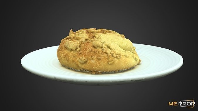 Streusel Bread 3D model 6