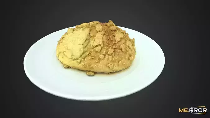 Streusel Bread 3D model
