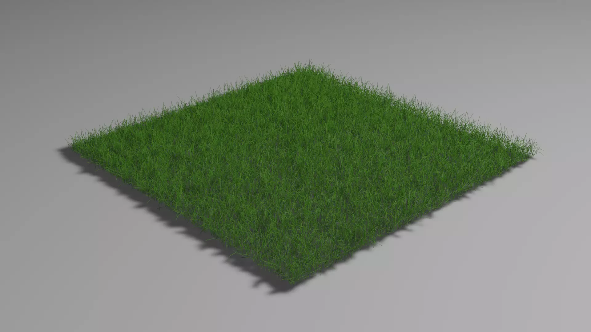 Green Grass 3D Model Low-poly 3D model_0