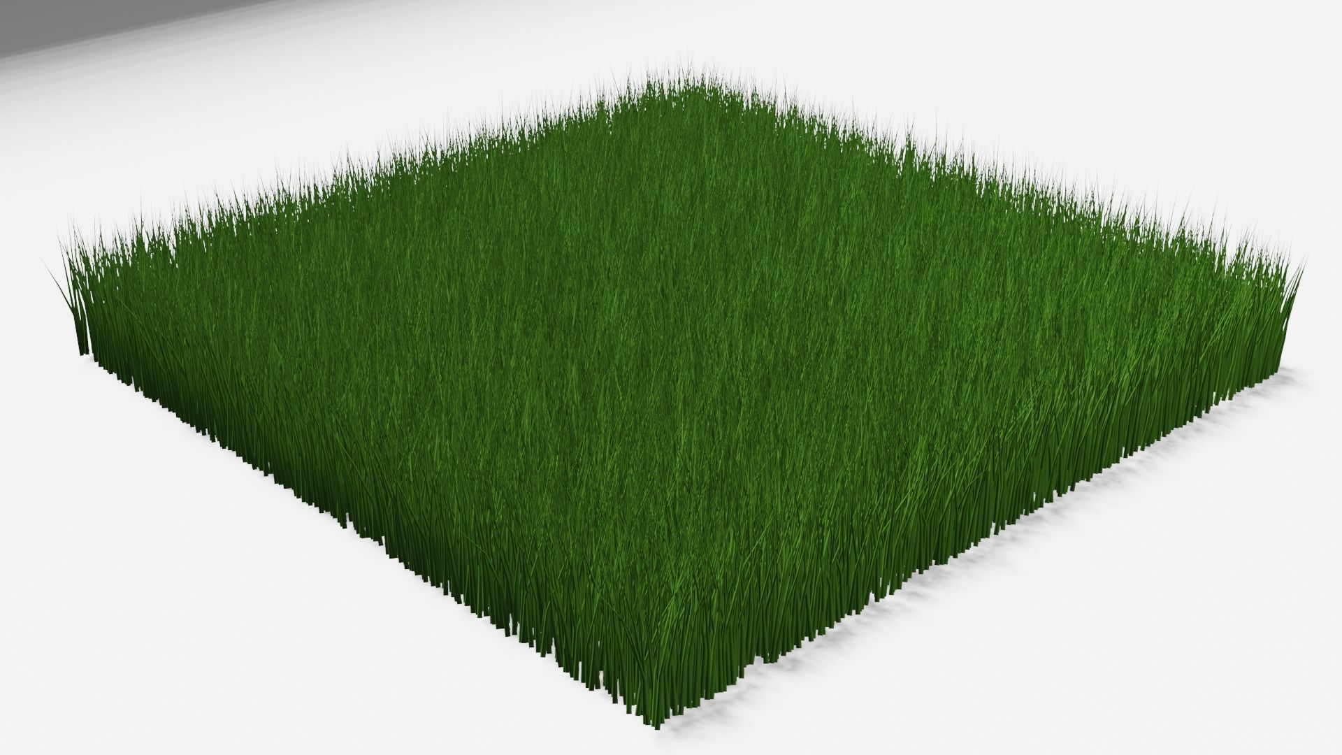 Green Grass 3D Model Low-poly 3D model_2