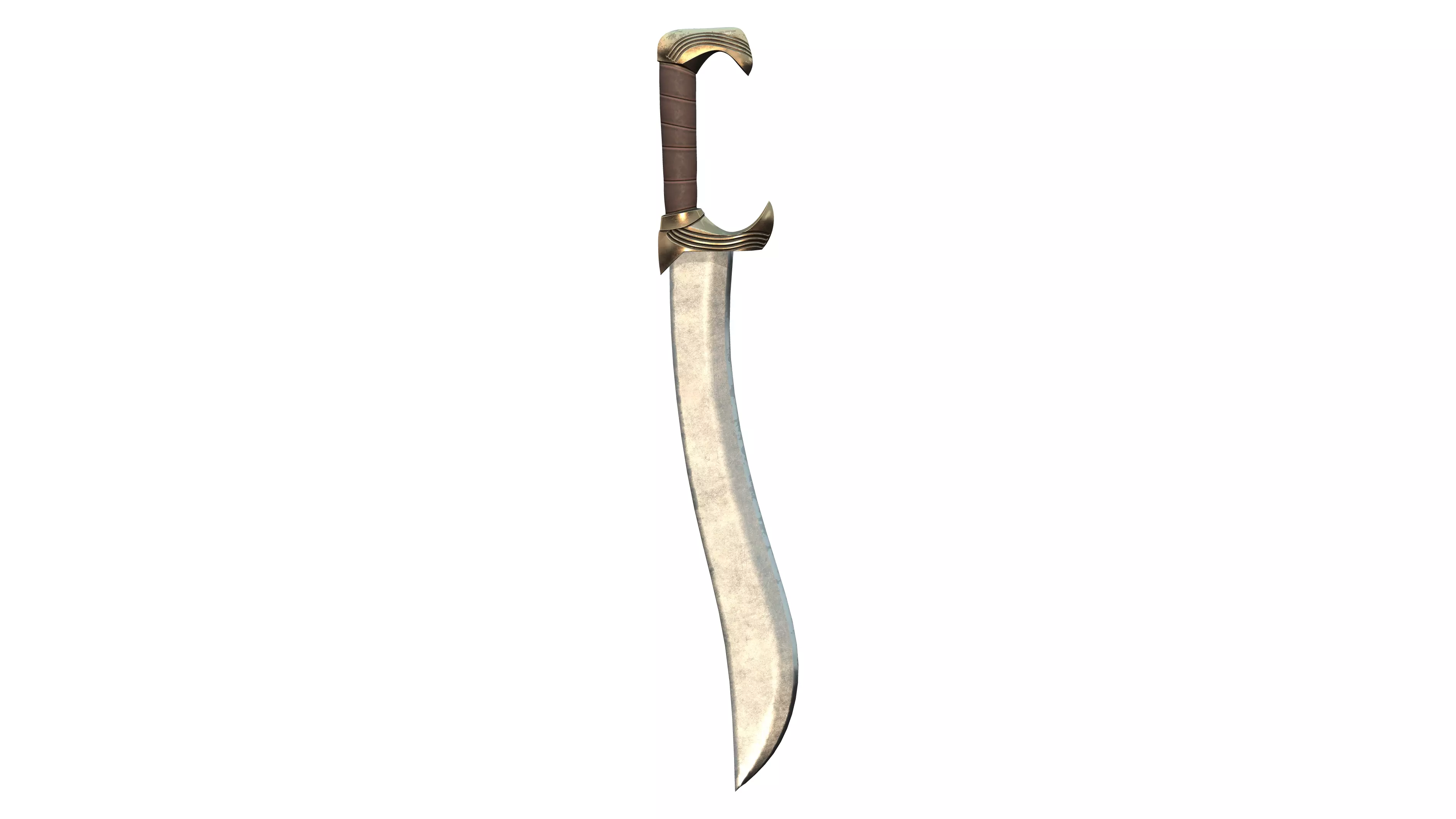 Spartan Xiphos Blade Sword Low-poly 3D model_0