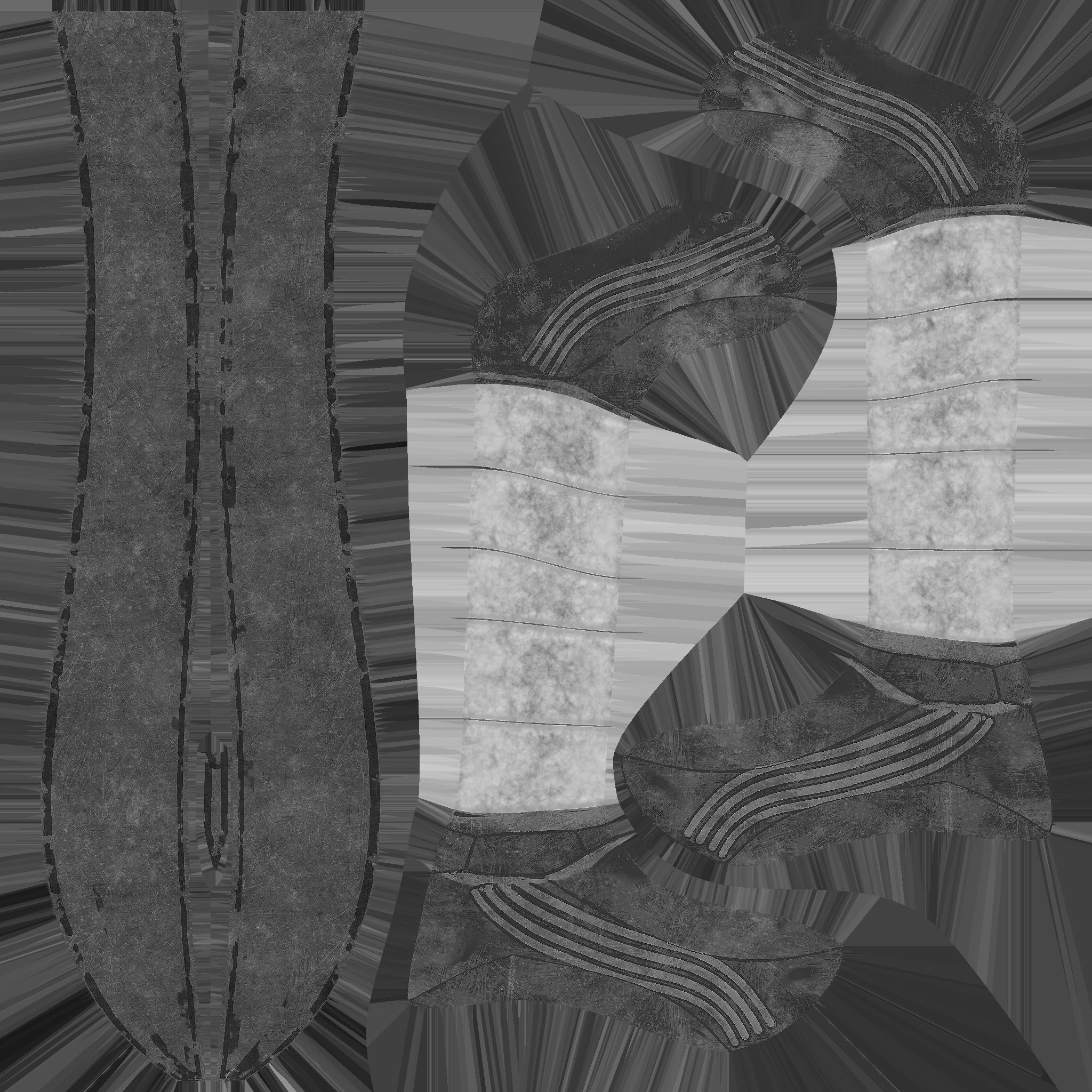 Spartan Xiphos Blade Sword Low-poly 3D model_11