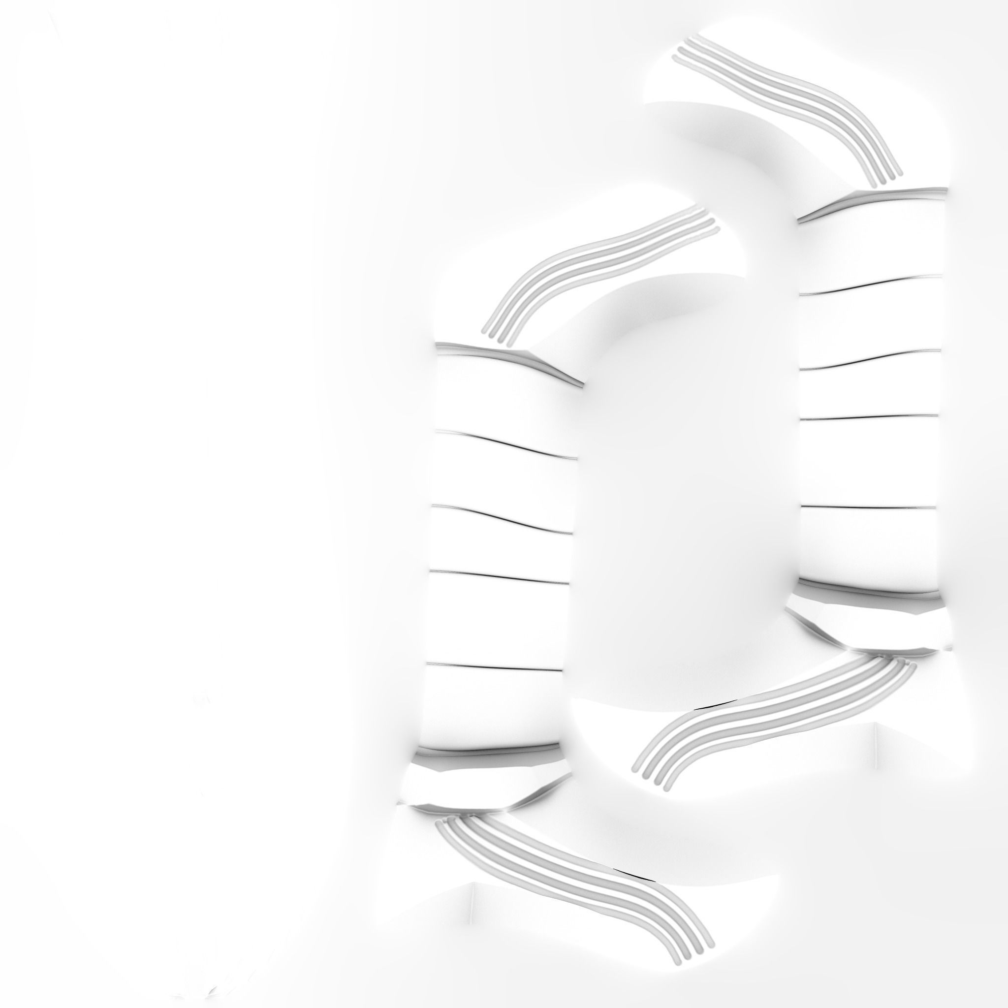 Spartan Xiphos Blade Sword Low-poly 3D model_13