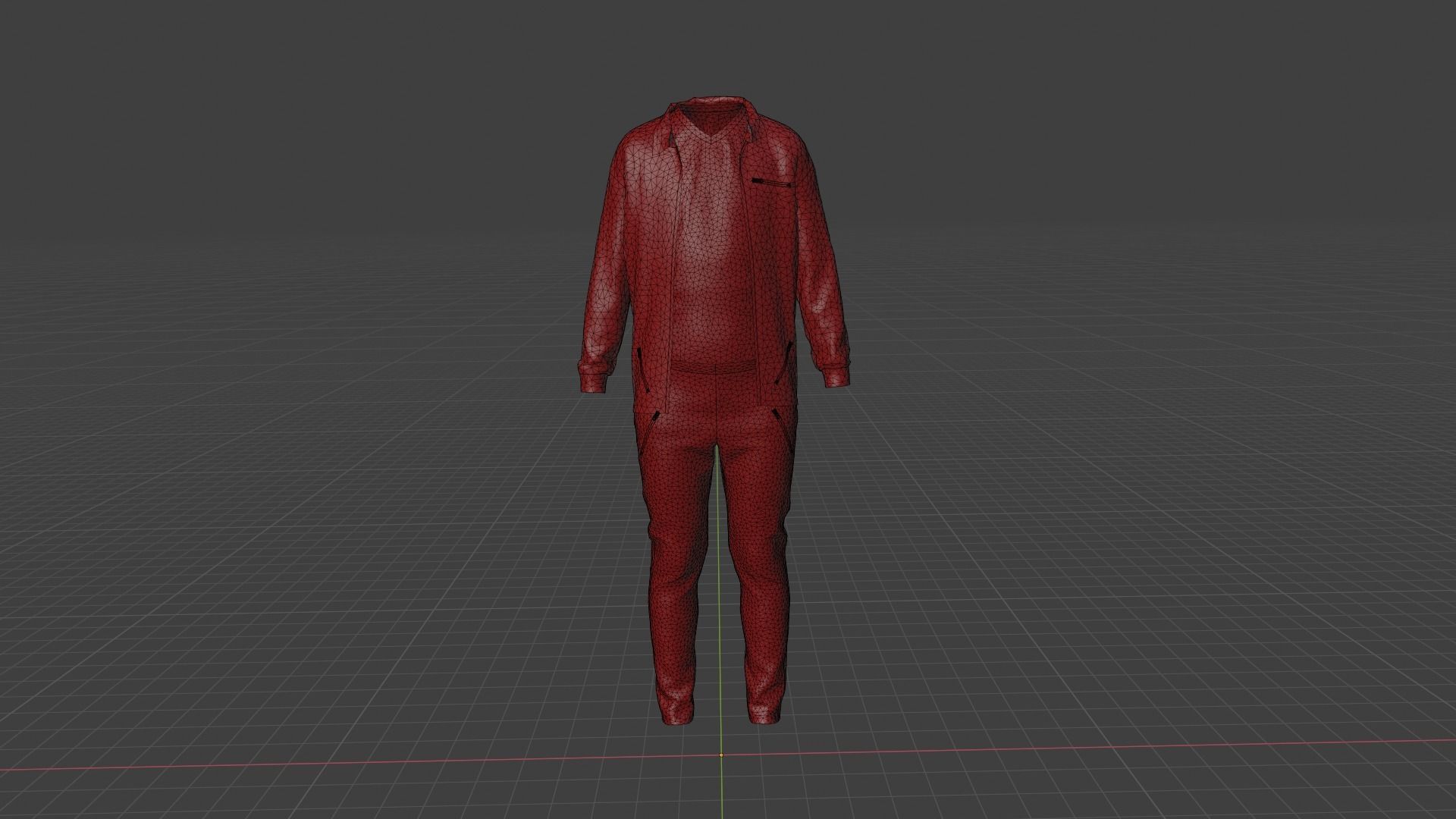 Children Kid Clothing  Low-poly 3D model_8