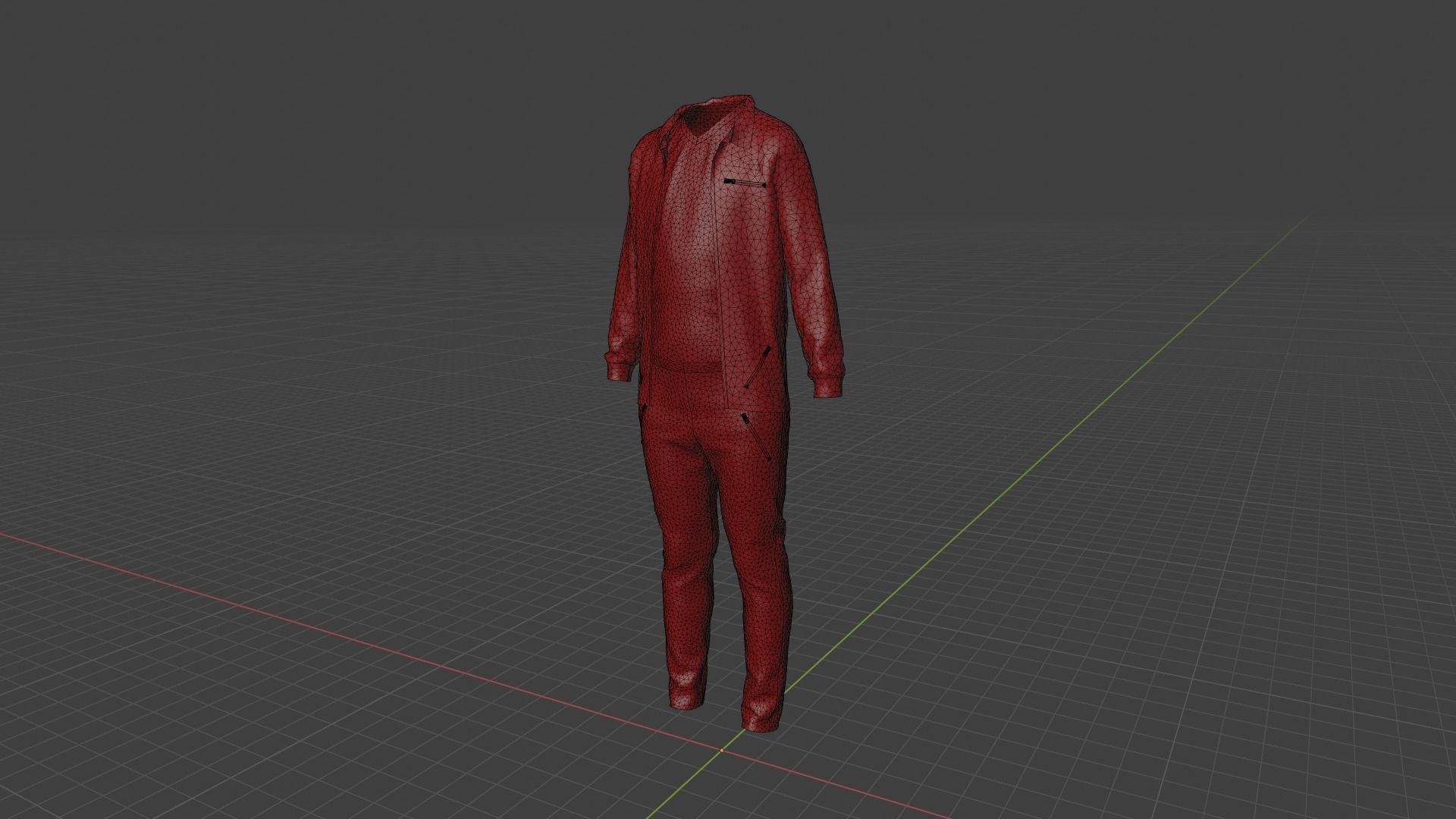 Children Kid Clothing  Low-poly 3D model_9