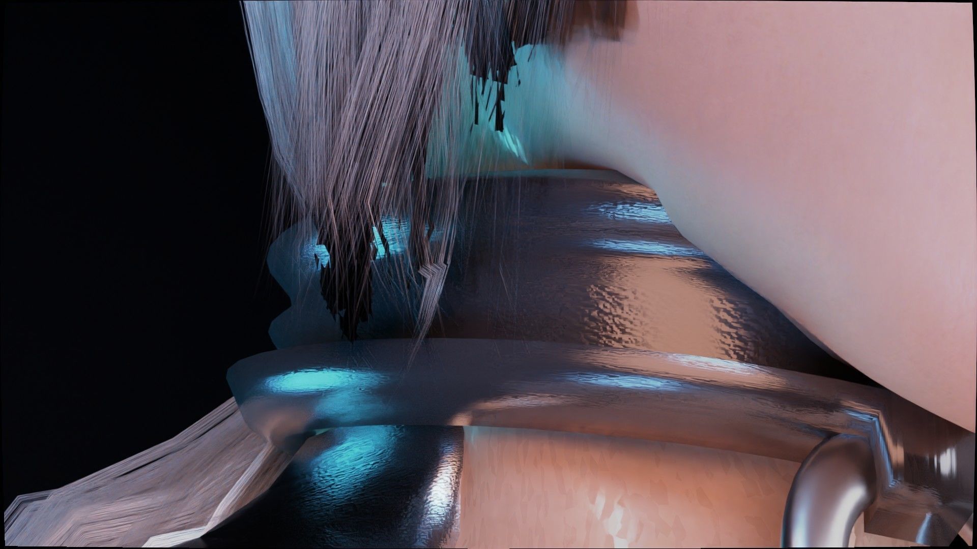 Black Cat or Robber Realistic Female I Low Poly I UE Game Ready Low-poly 3D model_8