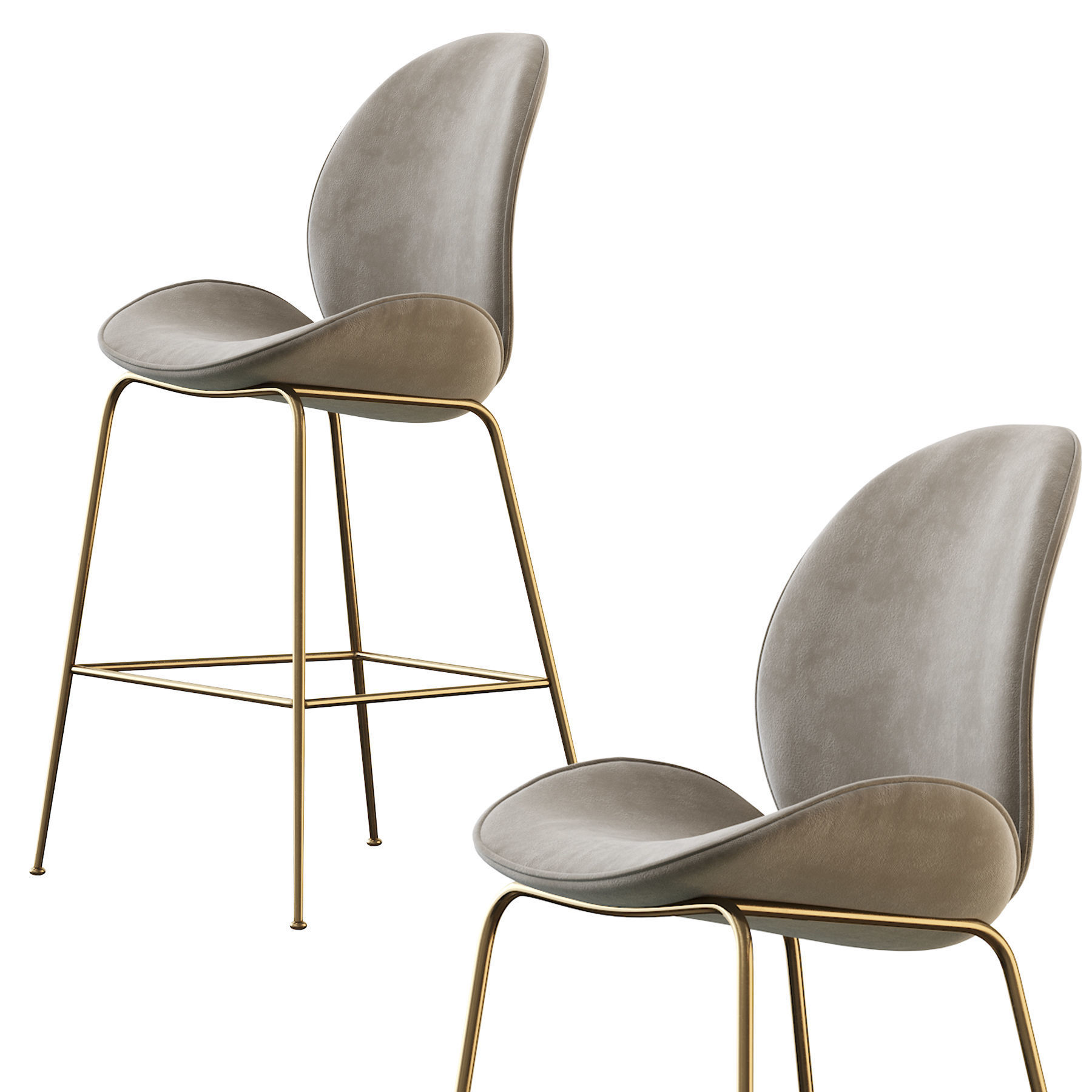 Astor Barstool 3D model_2