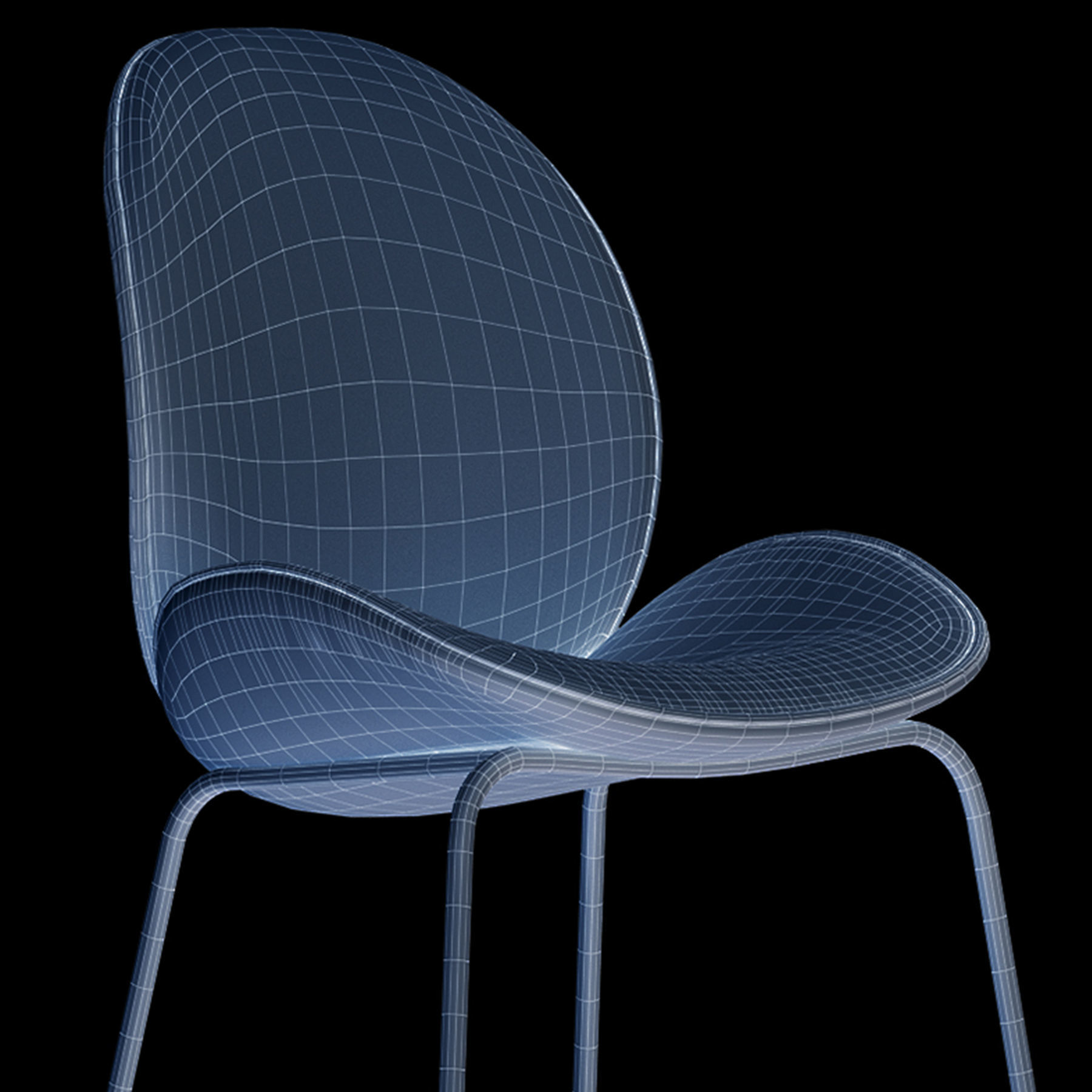 Astor Barstool 3D model_14