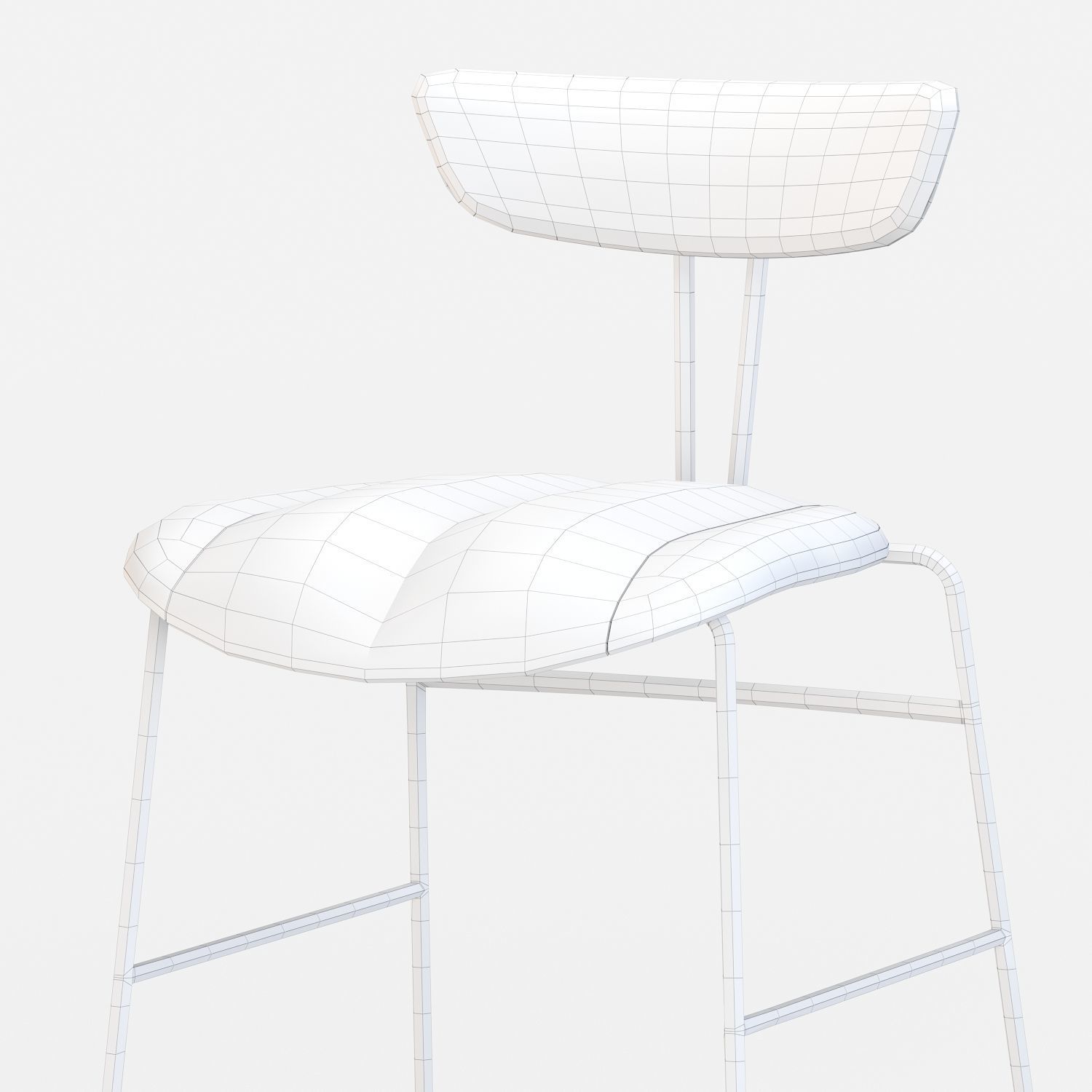 Ayla Barstool 3D model_2