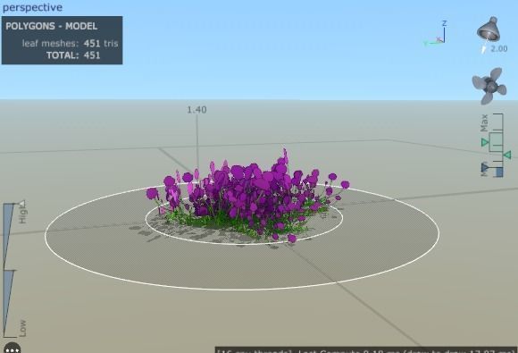 Tree Stylized Unity Unreal Game ready Low-poly 3D model_4