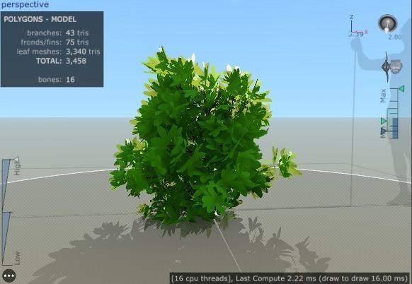 Tree Stylized Unity Unreal Game ready Low-poly 3D model_1