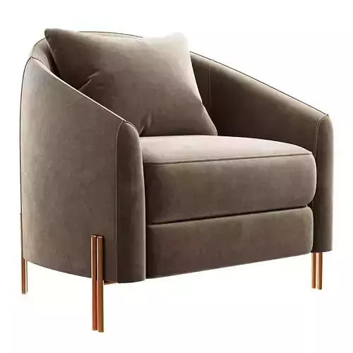 Lavsit kreslo David ardeco latunnie 3D model
