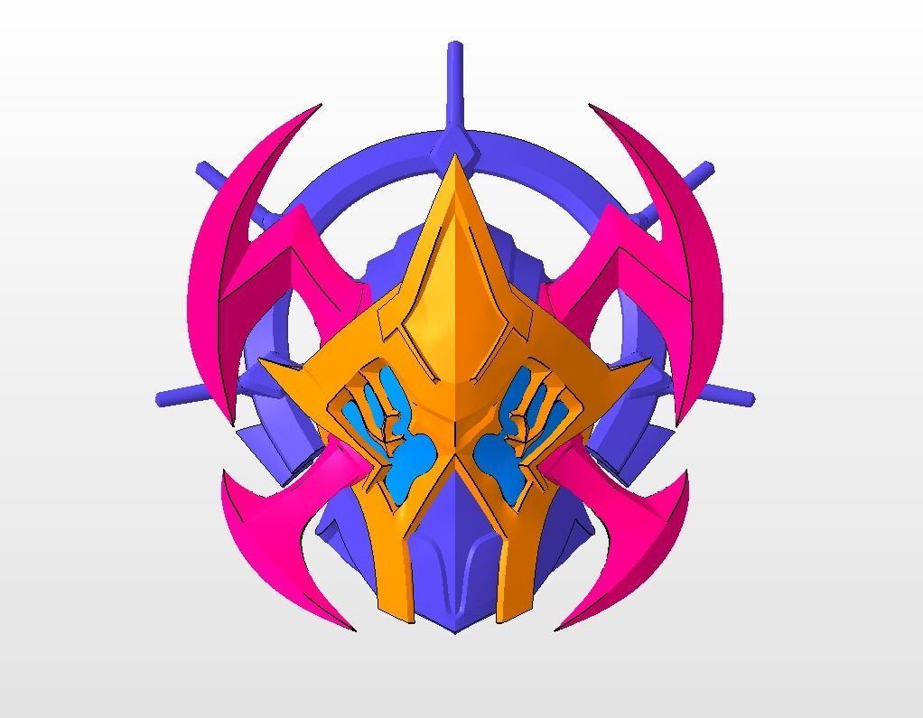 The Ageless Champion Battle Royale Fort Wearable Helmet 3D print model_7