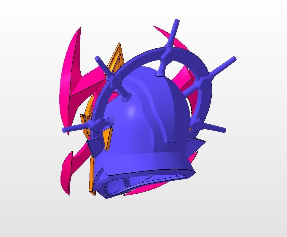 The Ageless Champion Battle Royale Fort Wearable Helmet 3D print model_8