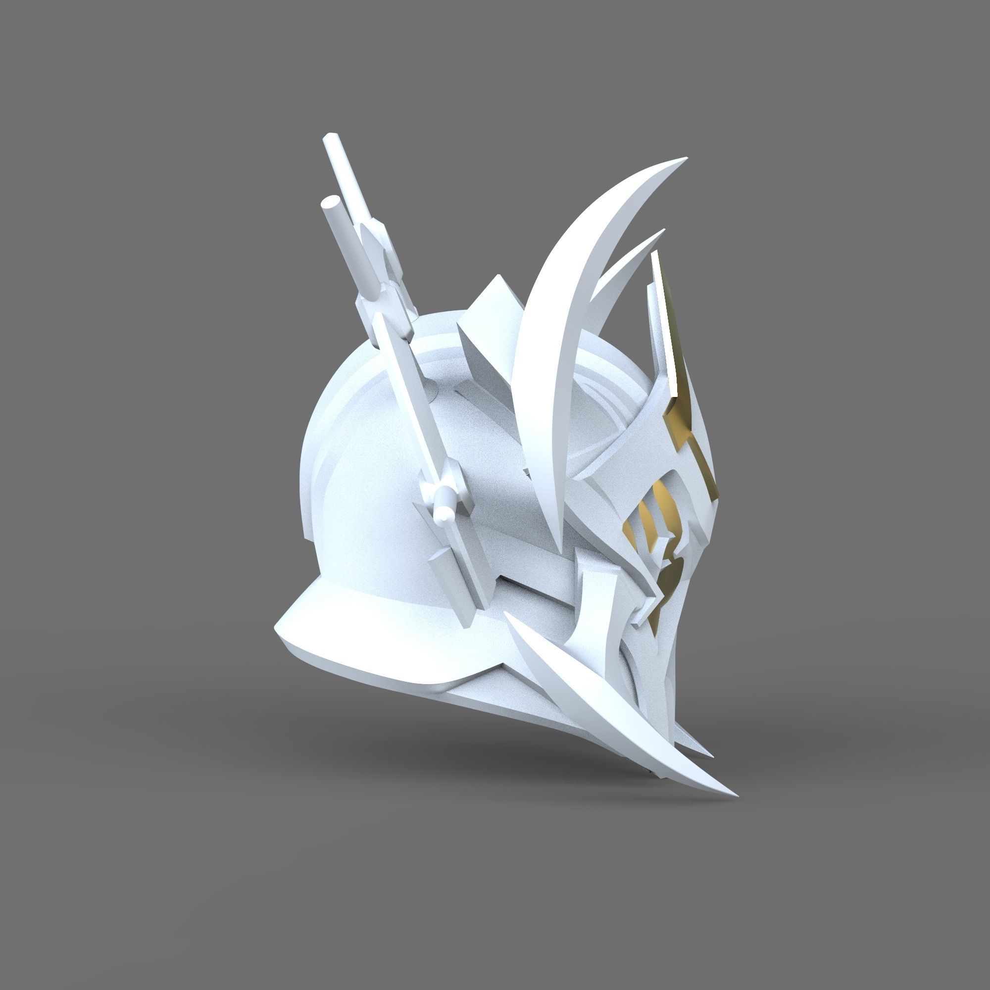 The Ageless Champion Battle Royale Fort Wearable Helmet 3D print model_53