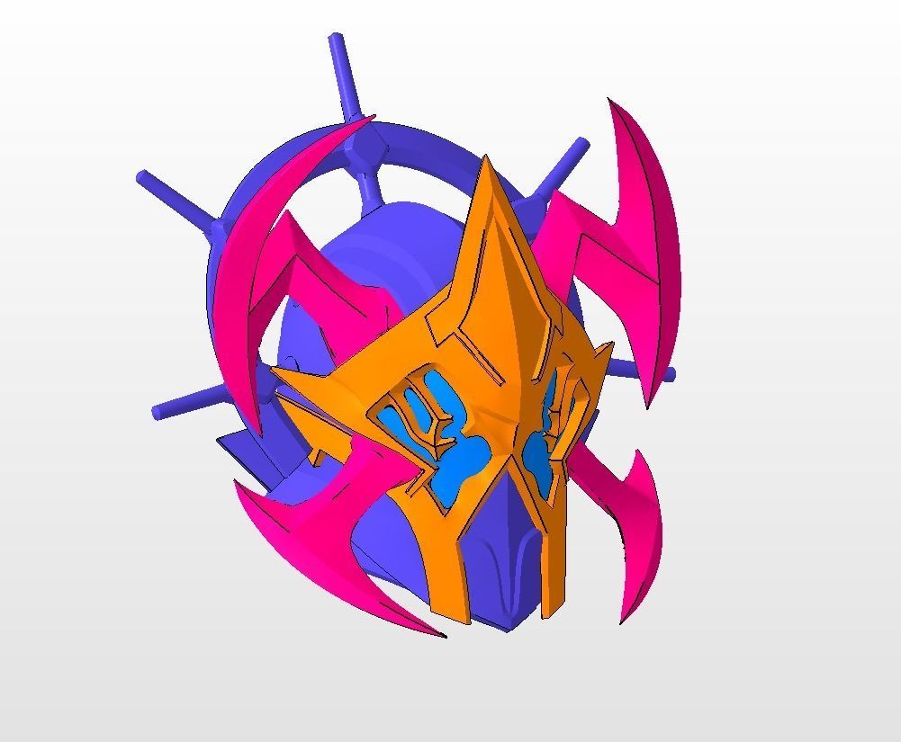 The Ageless Champion Battle Royale Fort Wearable Helmet 3D print model_9