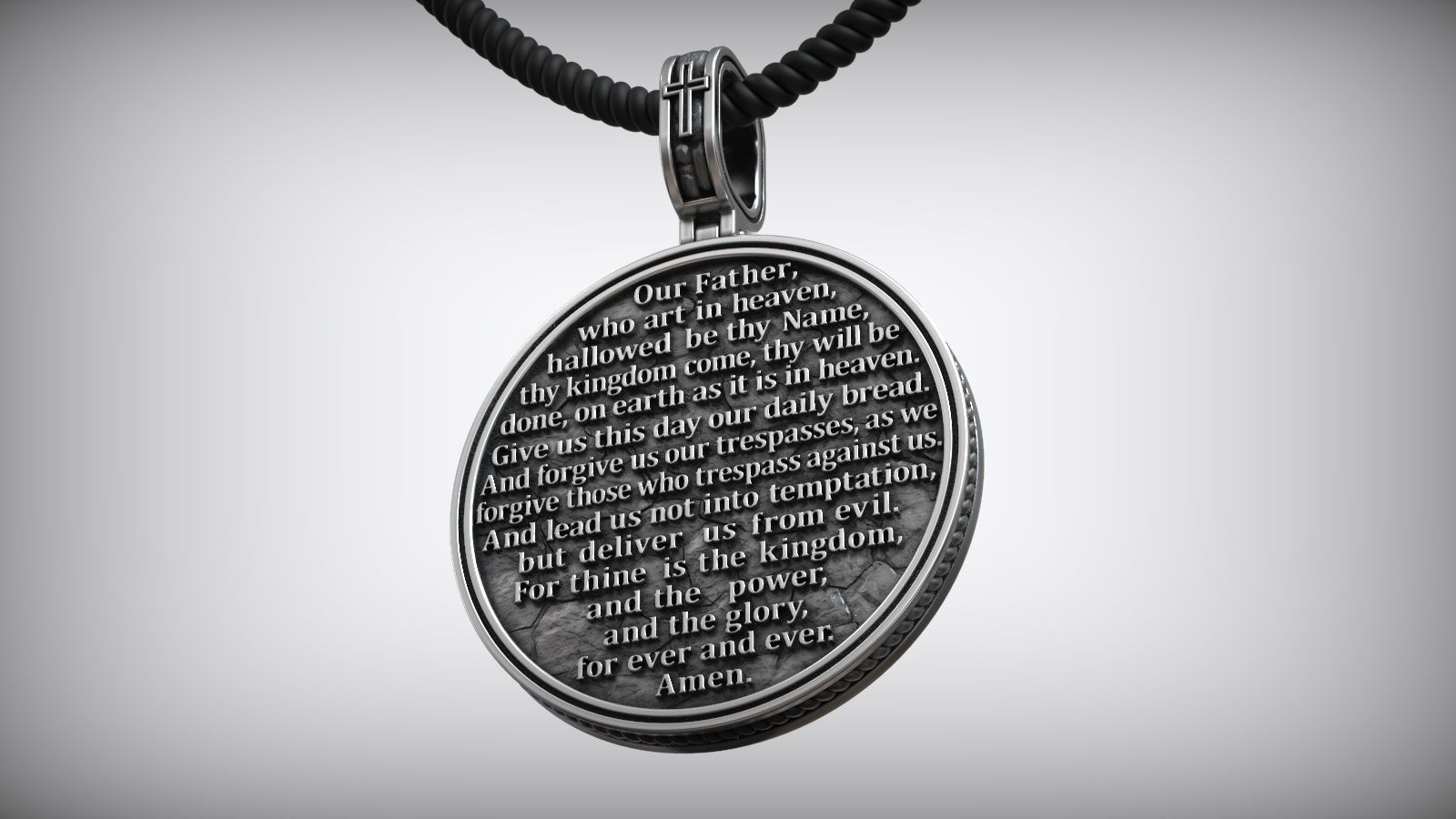 Jesus Christ The Last Supper Prayer Leonardo Pendant 3D print model_6