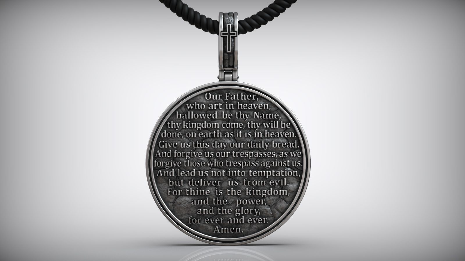 Jesus Christ The Last Supper Prayer Leonardo Pendant 3D print model_3