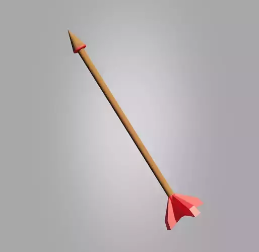 Arrow Free low-poly 3D model