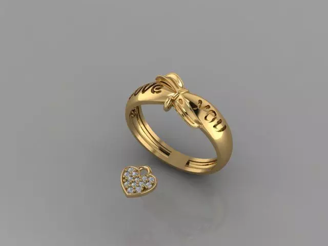LOVE RING 3D print model