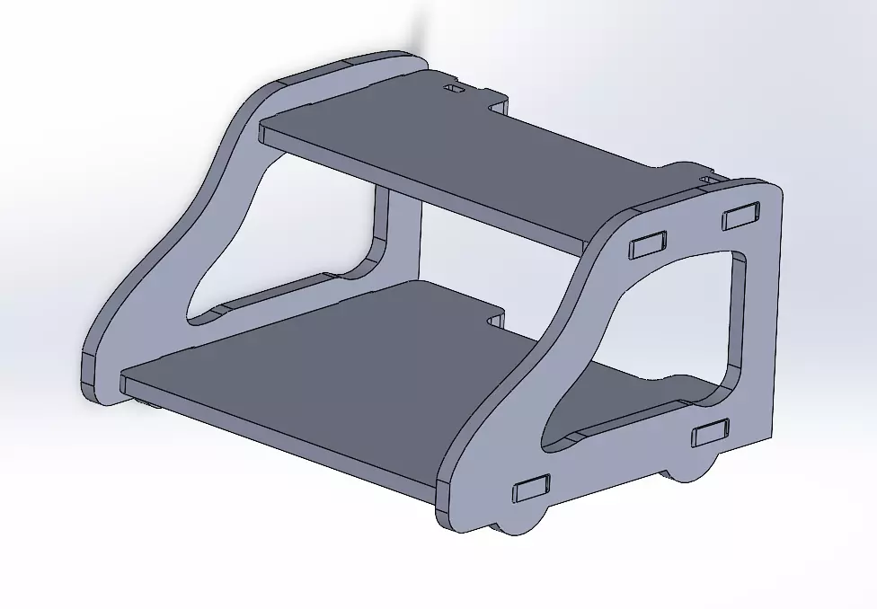 Wireless Wifi Router Storage Organizer 3D print model_0