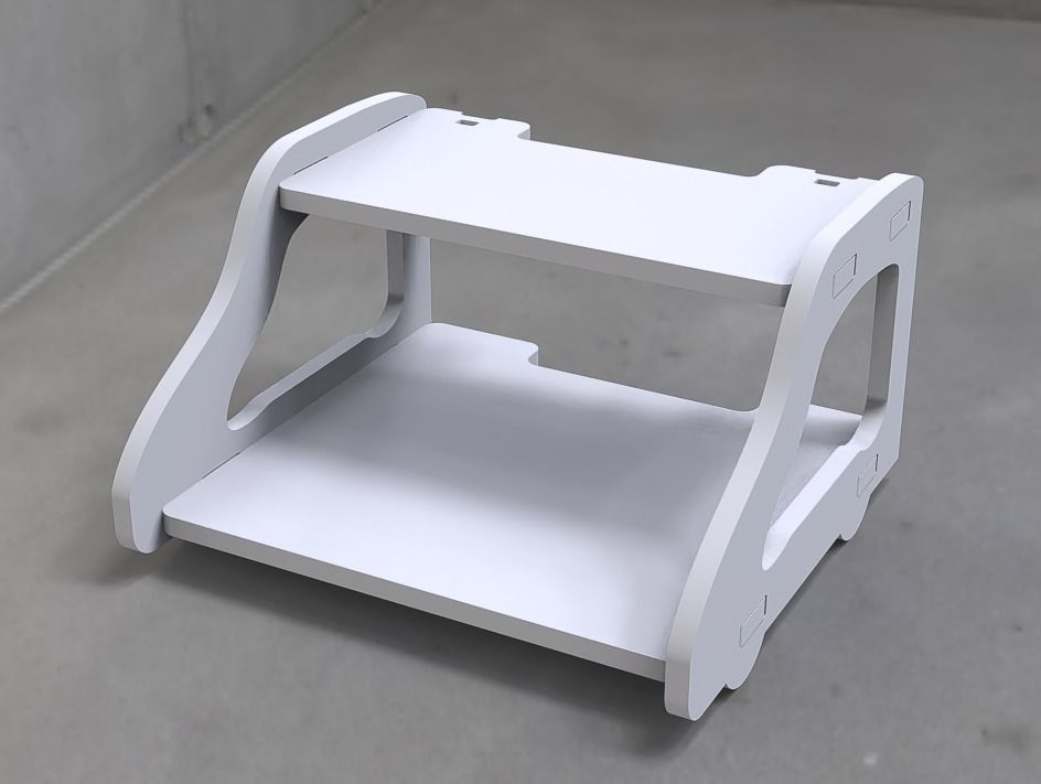 Wireless Wifi Router Storage Organizer 3D print model_1