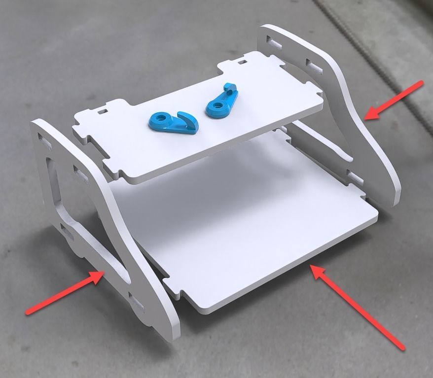 Wireless Wifi Router Storage Organizer 3D print model_4