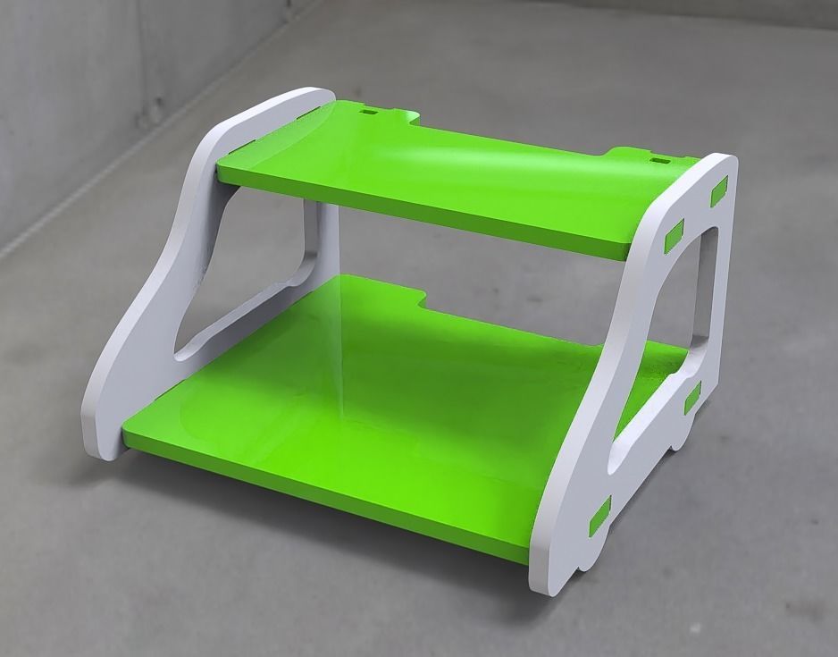 Wireless Wifi Router Storage Organizer 3D print model_2