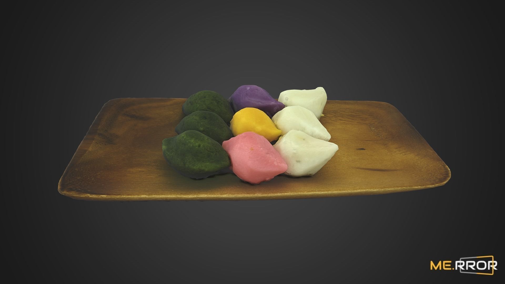 Korean Rice Cake Songpyeon 3 3D model_12