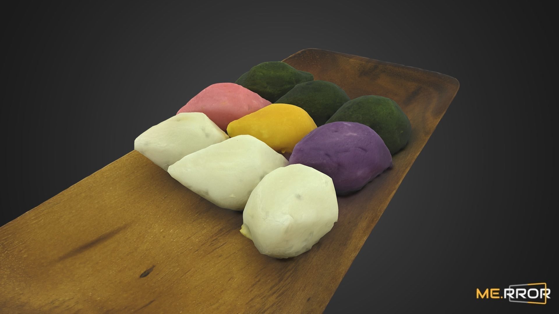 Korean Rice Cake Songpyeon 3 3D model_6