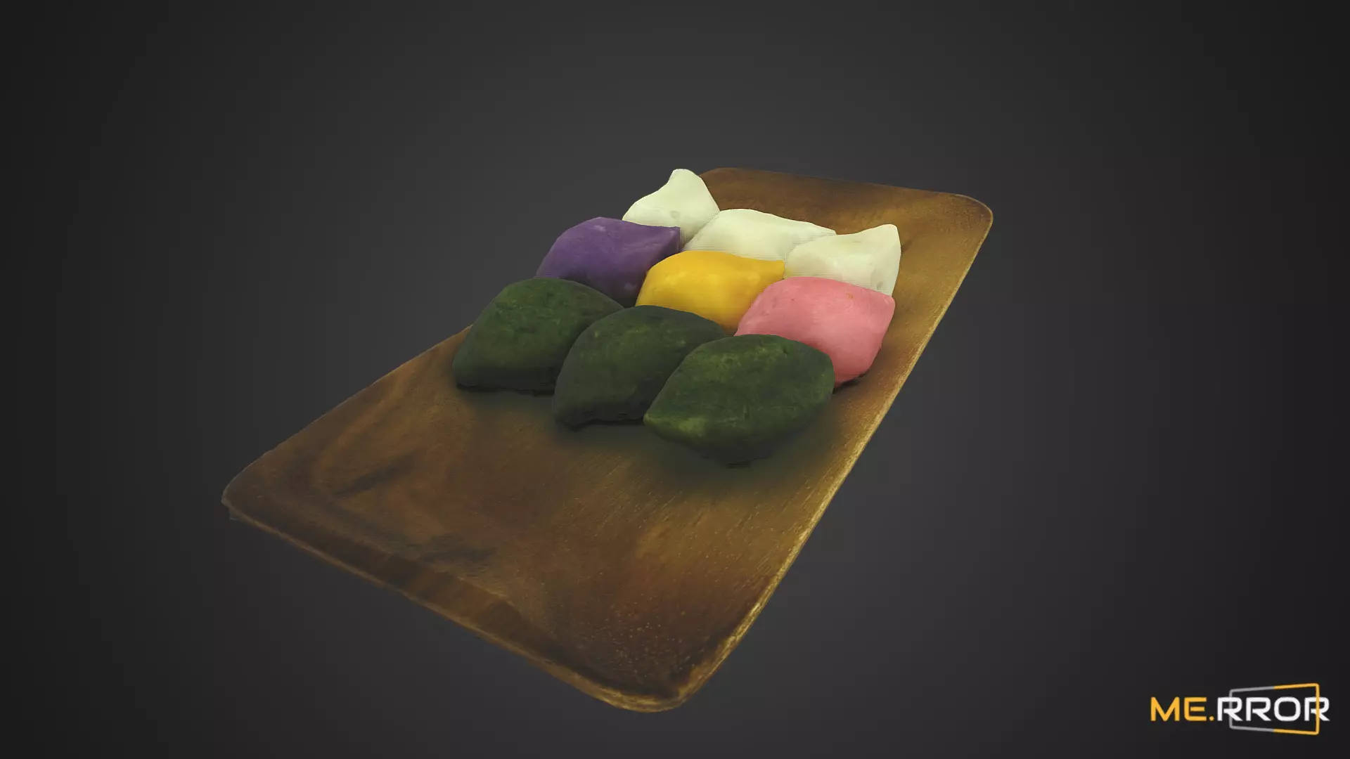 Korean Rice Cake Songpyeon 3 3D model_0
