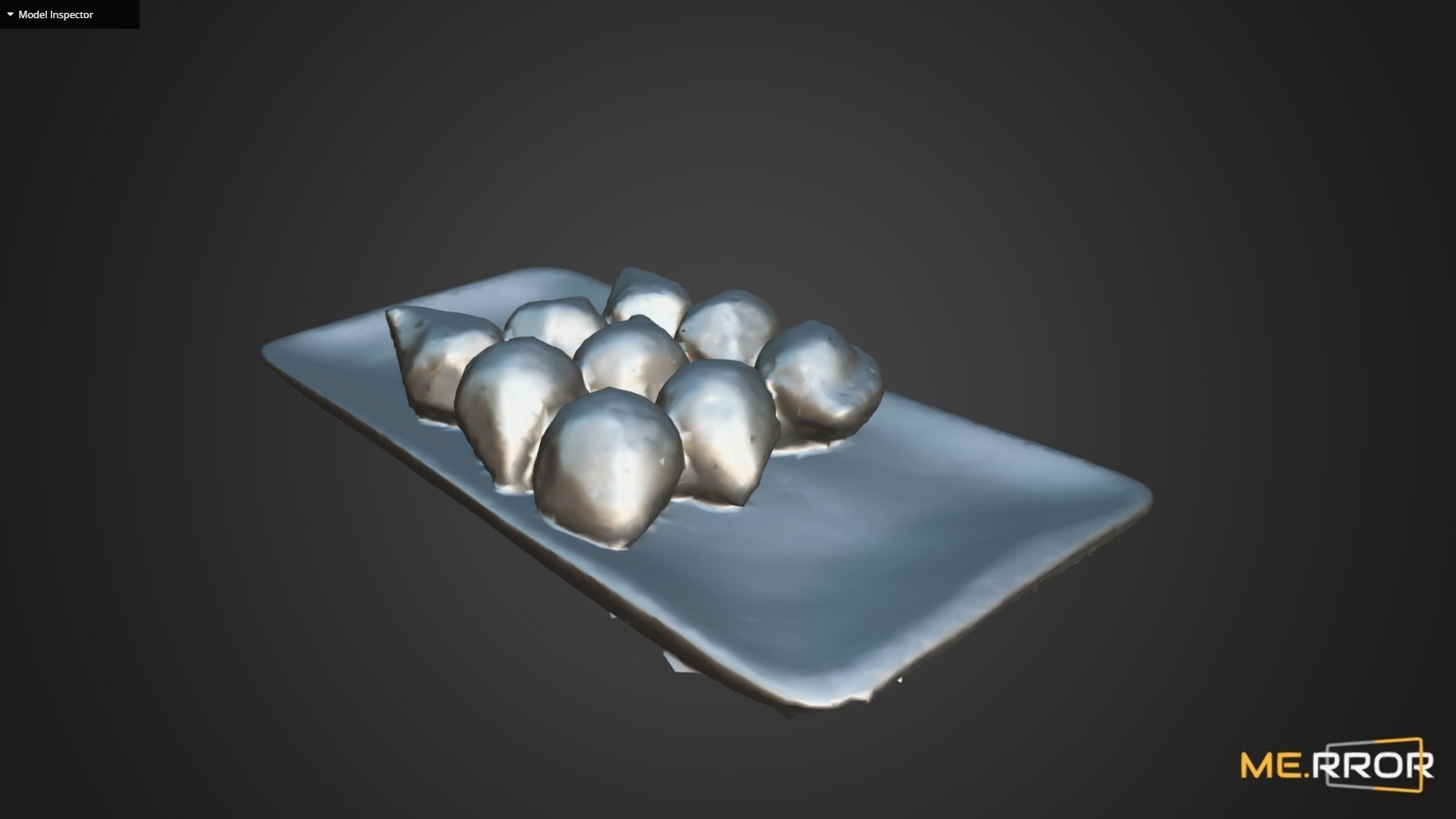 Korean Rice Cake Songpyeon 3 3D model_9