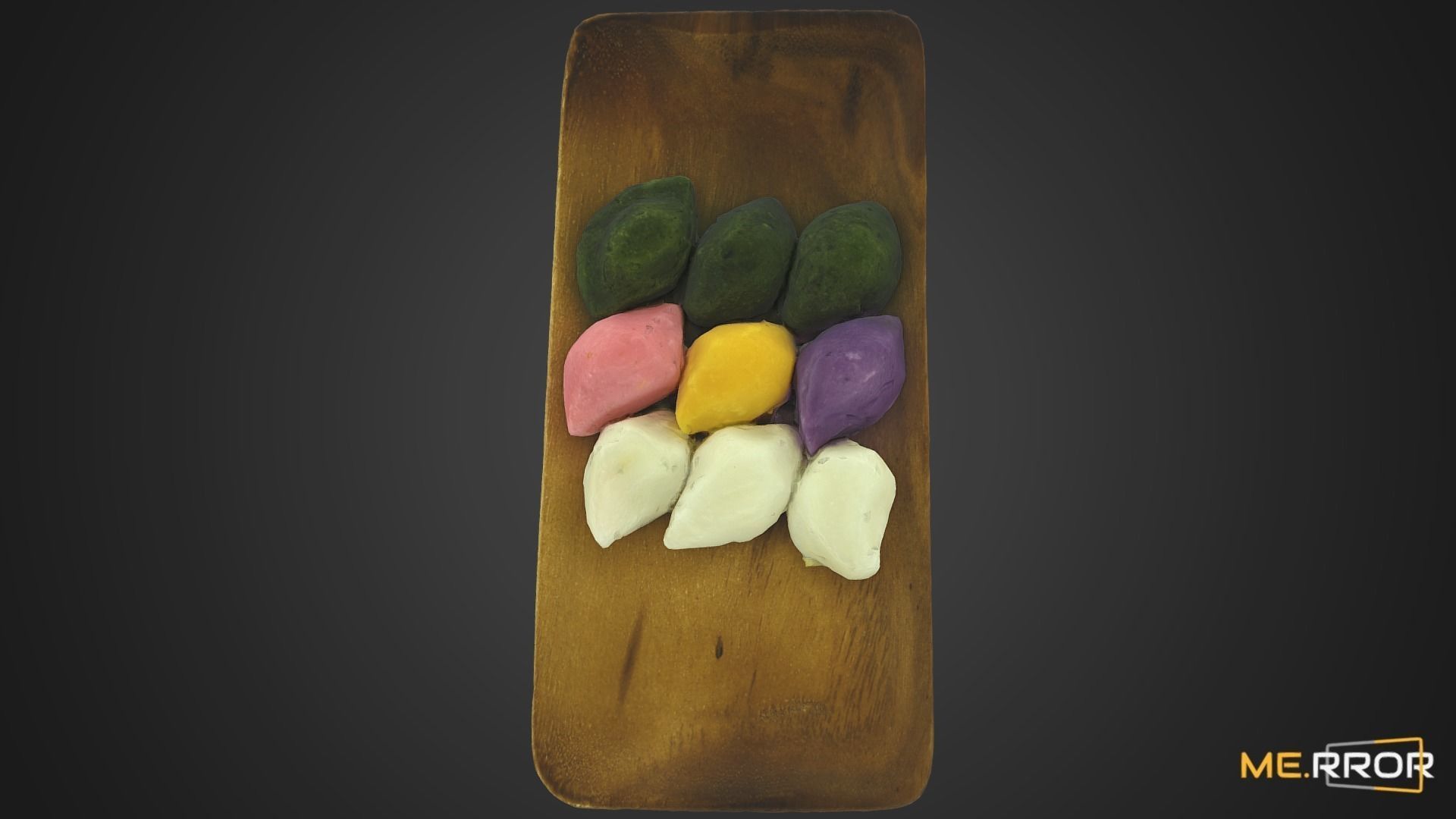 Korean Rice Cake Songpyeon 3 3D model_5