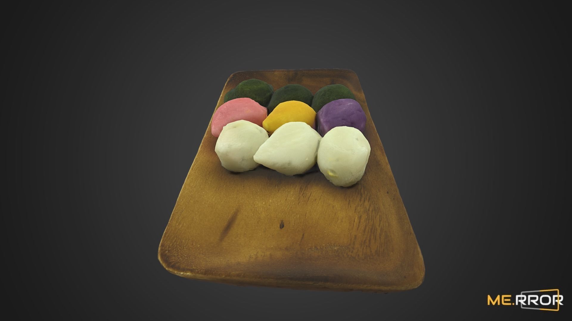 Korean Rice Cake Songpyeon 3 3D model_2
