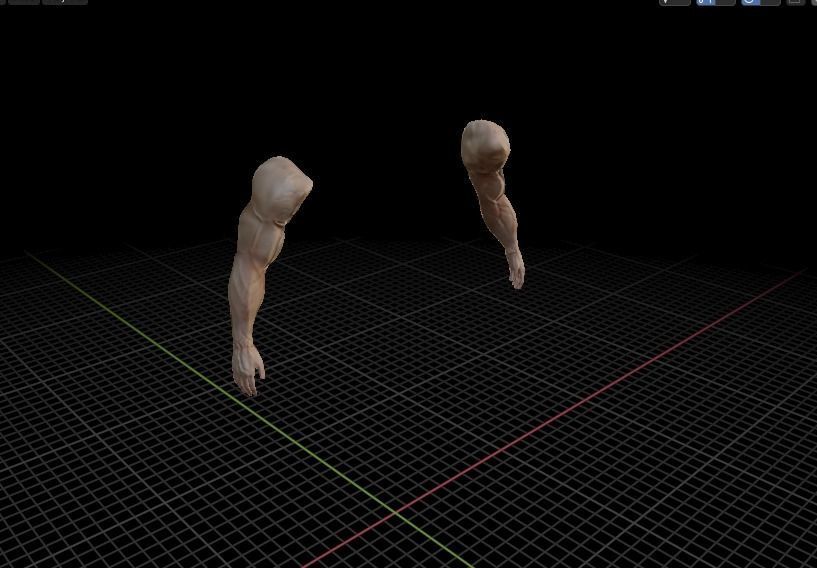 ARMS 3D MODEL - AR - VR - GAME READY 3D model_7