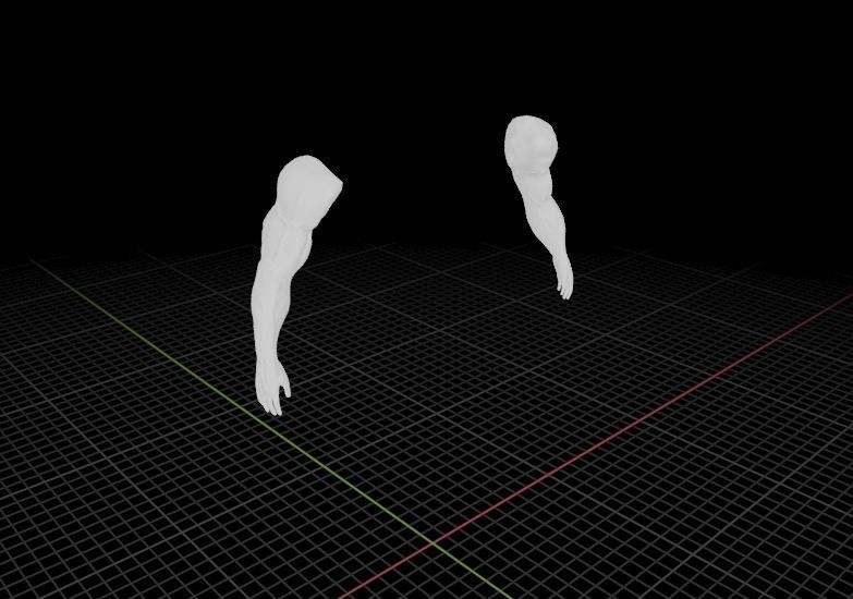 ARMS 3D MODEL - AR - VR - GAME READY 3D model_9