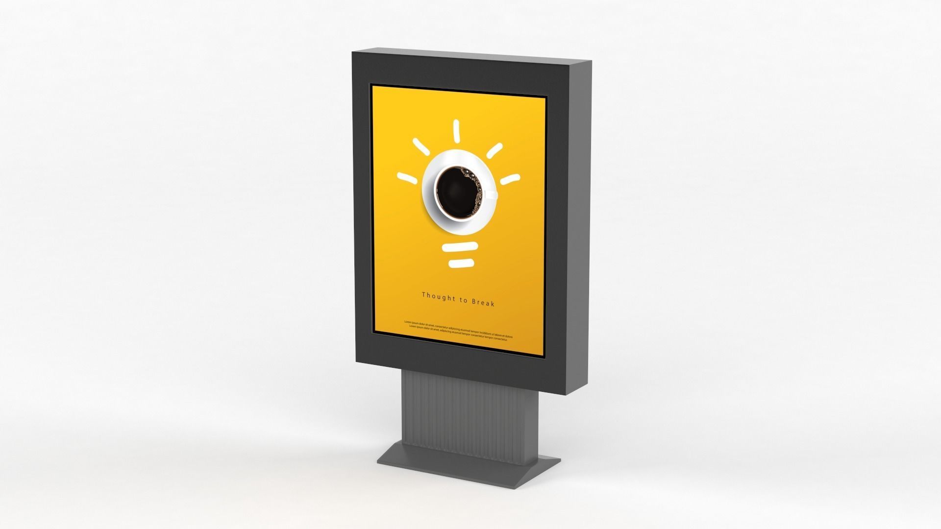 Electronic Kiosk 3D model_3