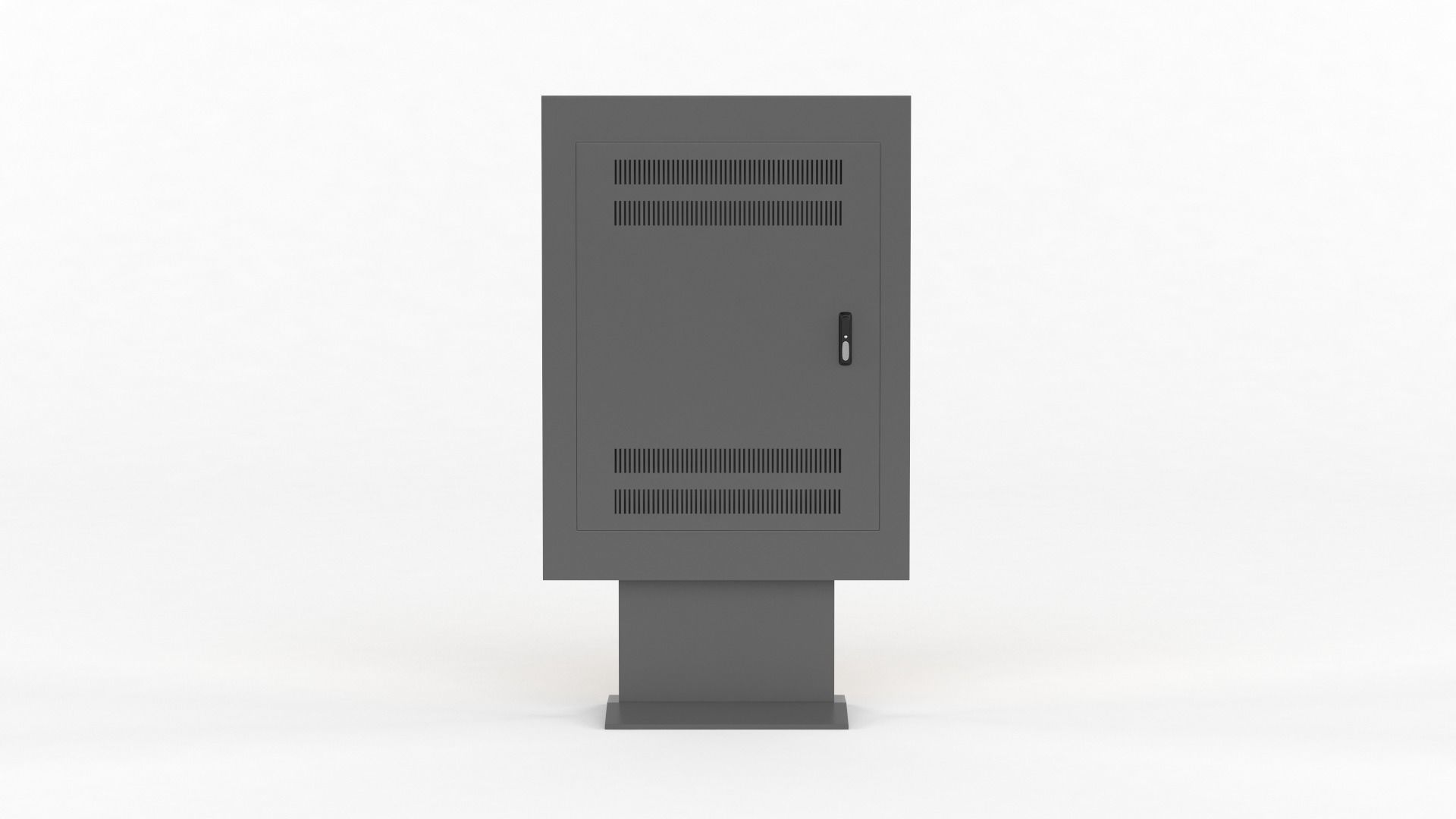 Electronic Kiosk 3D model_2