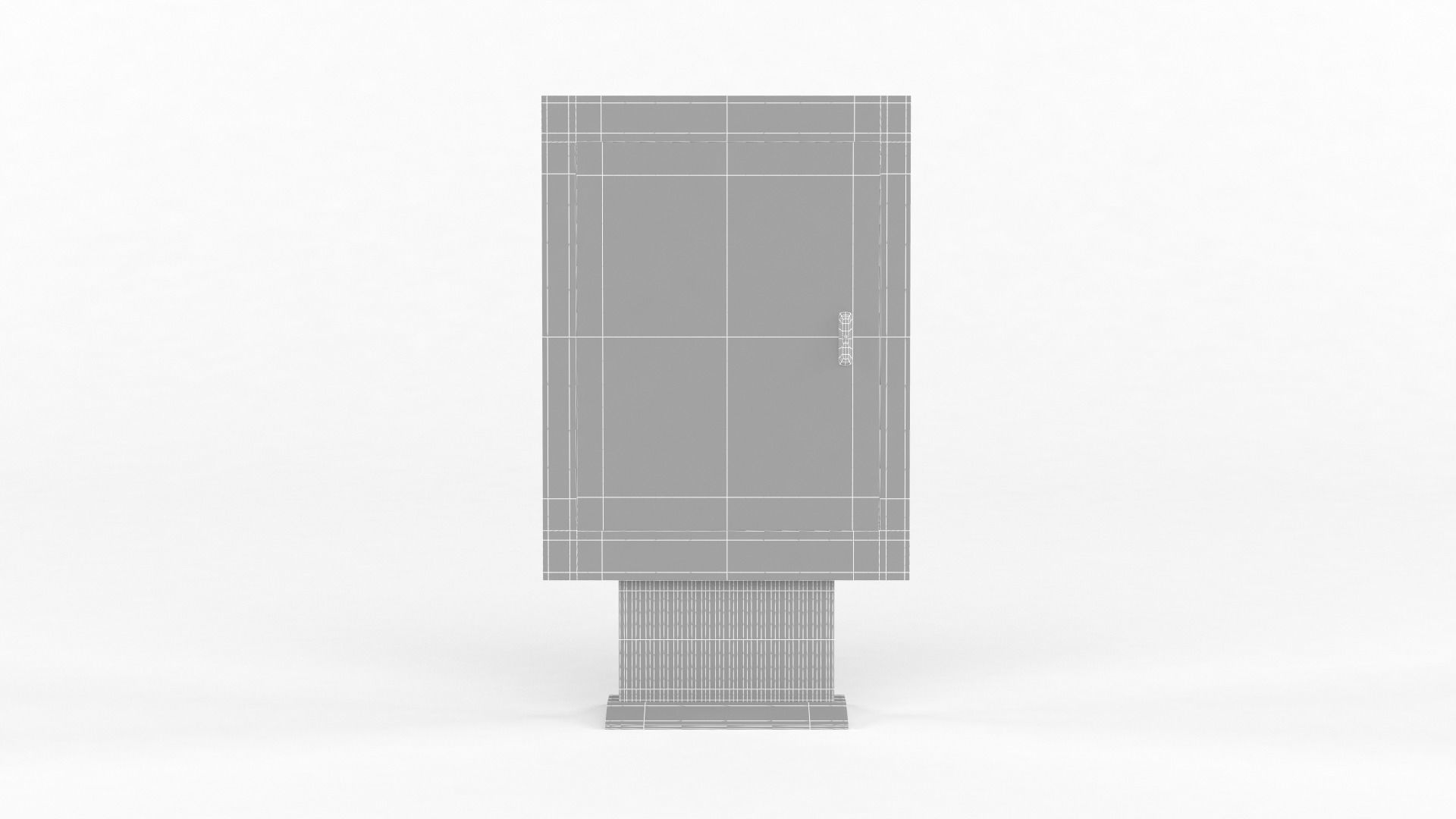 Electronic Kiosk 3D model_8