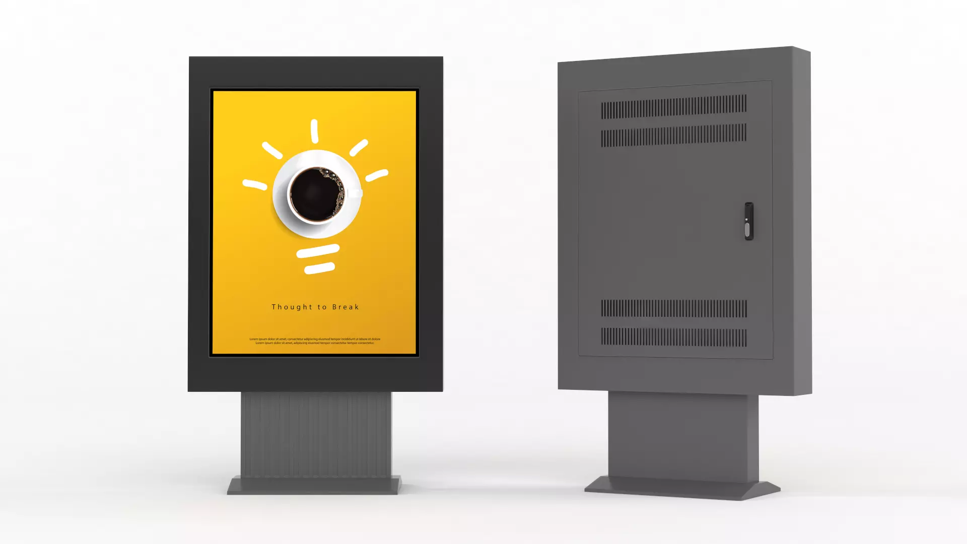 Electronic Kiosk 3D model_0