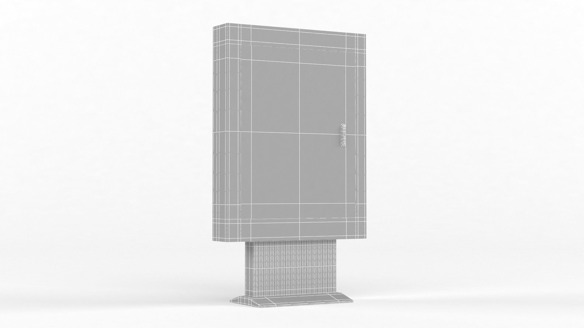 Electronic Kiosk 3D model_10