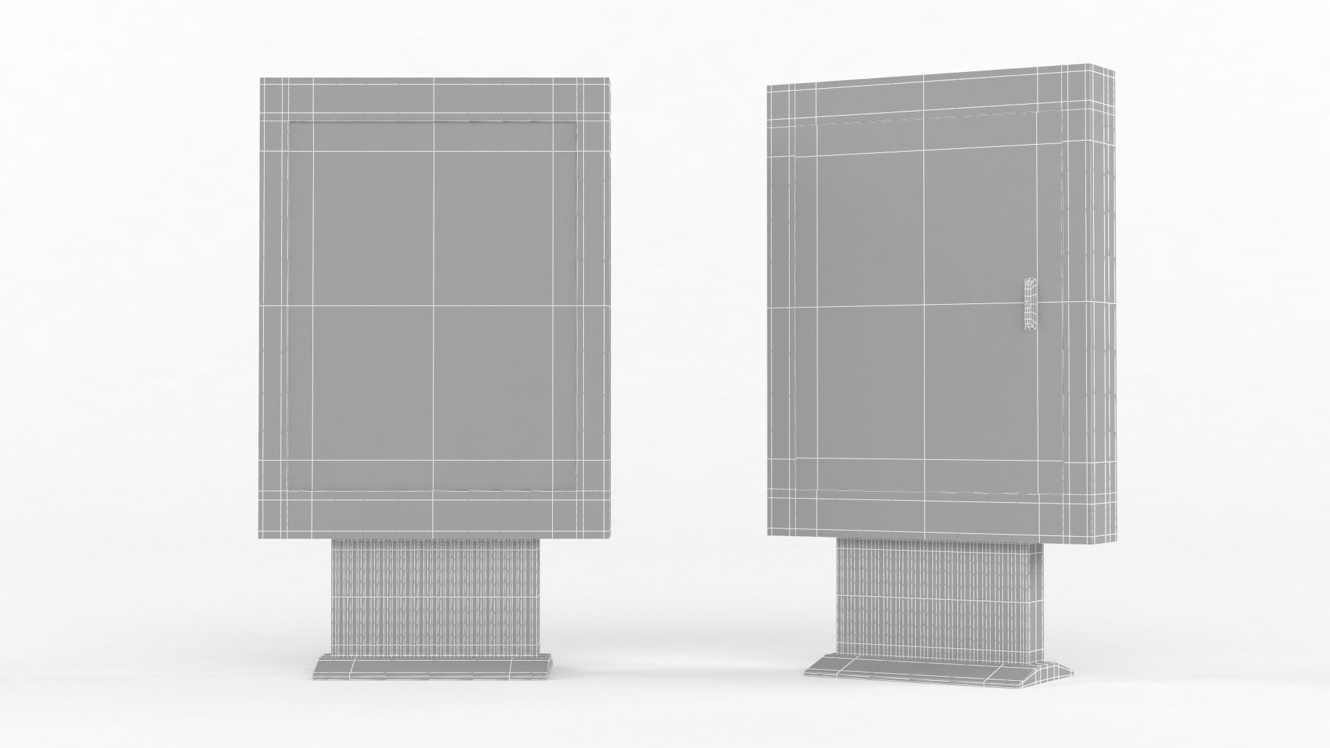 Electronic Kiosk 3D model_6