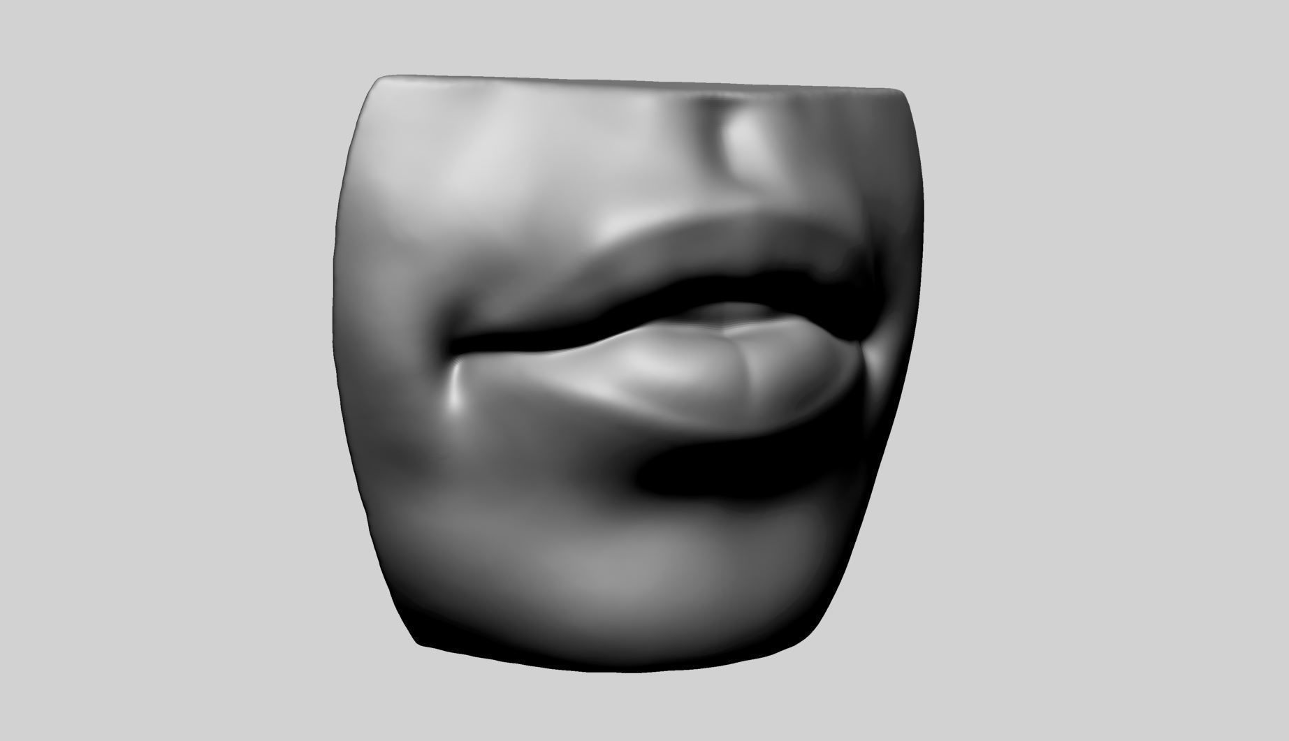 Lip Model with Different Types 3D model_7