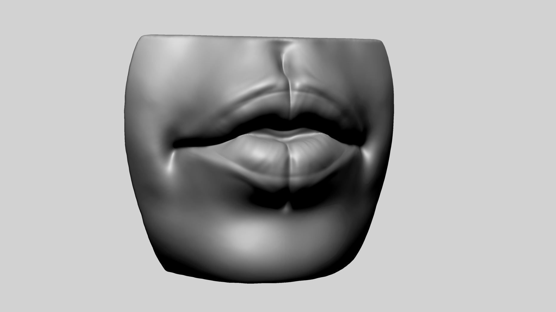 Lip Model with Different Types 3D model_4