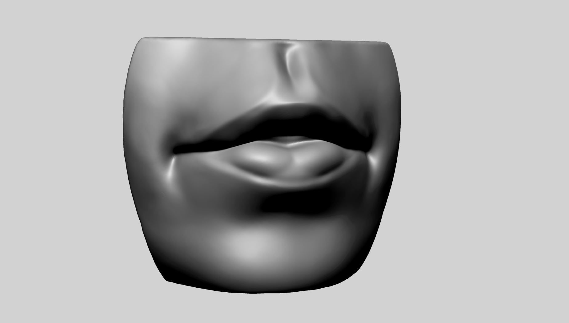 Lip Model with Different Types 3D model_5