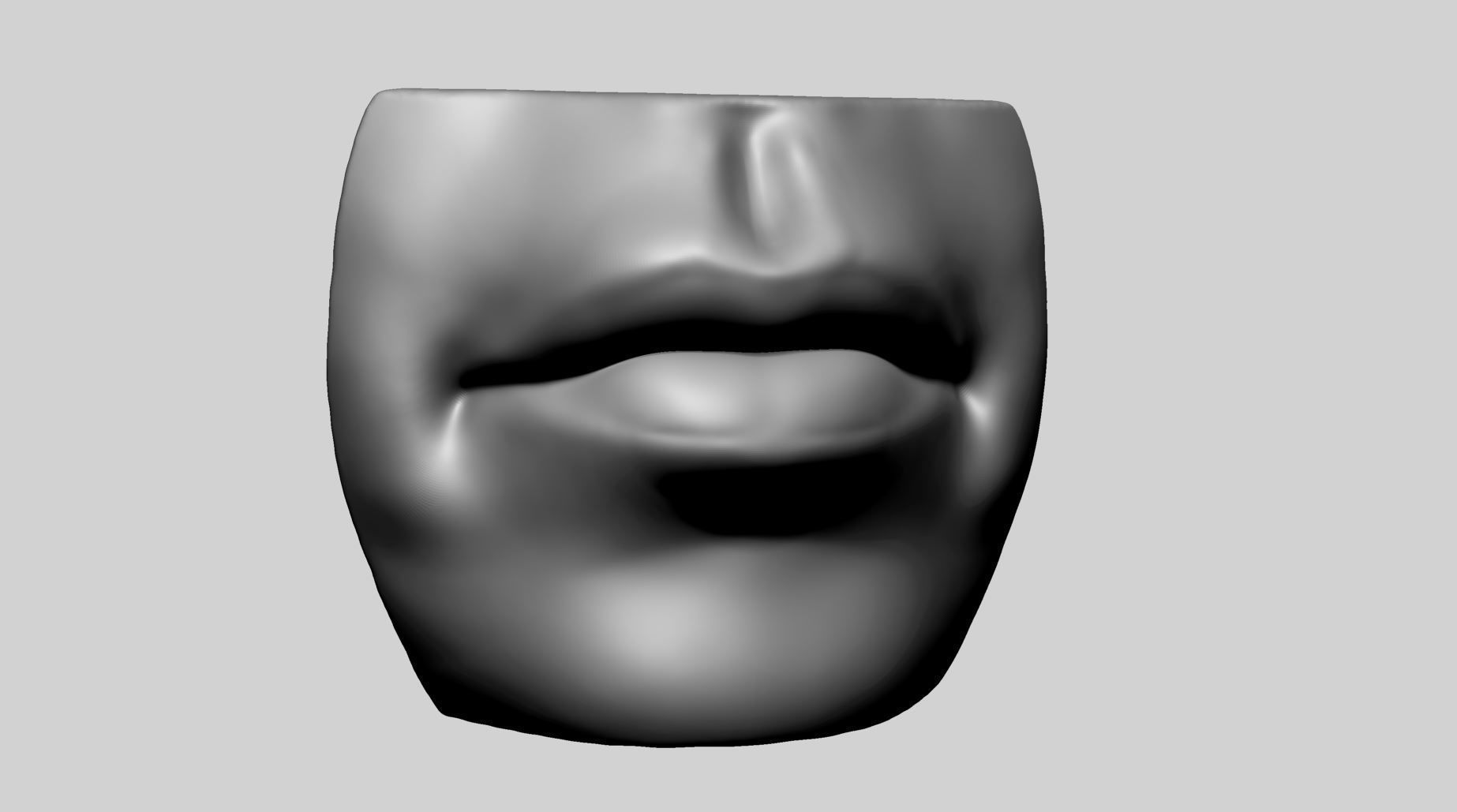 Lip Model with Different Types 3D model_6
