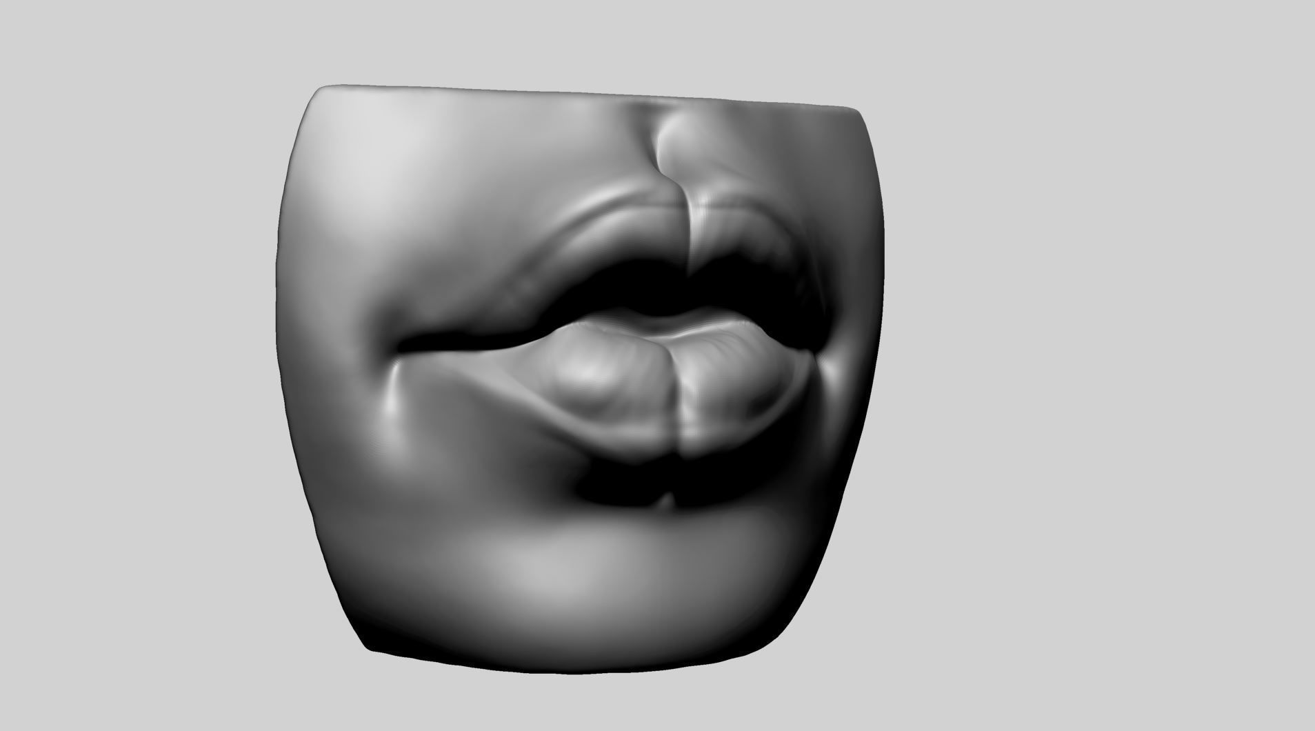 Lip Model with Different Types 3D model_10