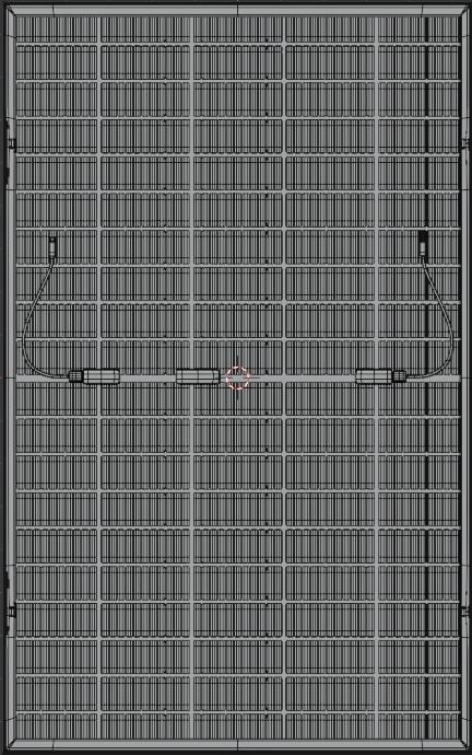 Solar panel - black frame 3D model_9